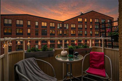 Balkong eller utsiktsbild