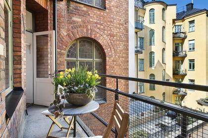 Balkong eller utsiktsbild