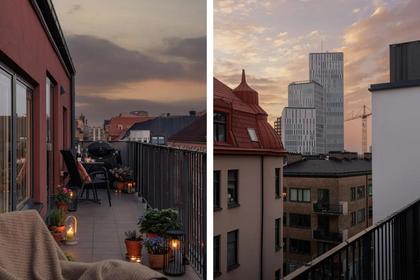 Balkong eller utsiktsbild