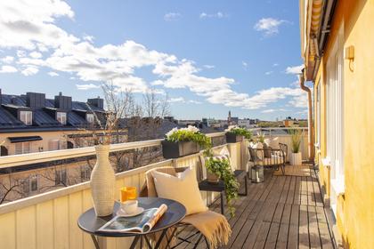 Balkong eller utsiktsbild