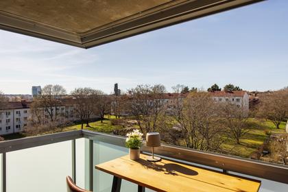 Balkong eller utsiktsbild