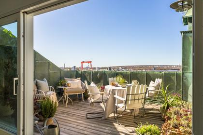 Balkong eller utsiktsbild