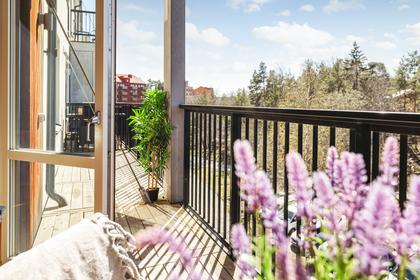 Balkong eller utsiktsbild