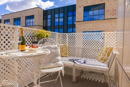 Balkong eller utsiktsbild