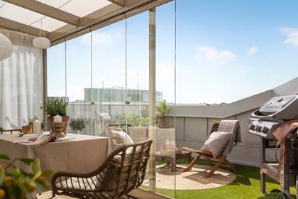 Balkong eller utsiktsbild