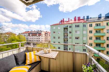 Balkong eller utsiktsbild