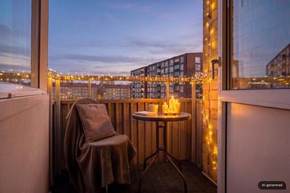 Balkong eller utsiktsbild