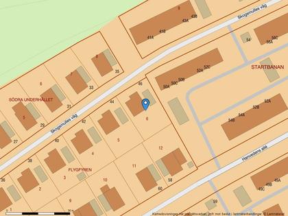 Illustrerad karta över fastigheten eller området