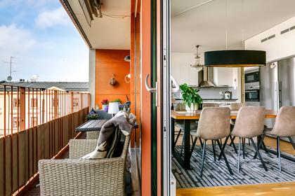 Balkong eller utsiktsbild