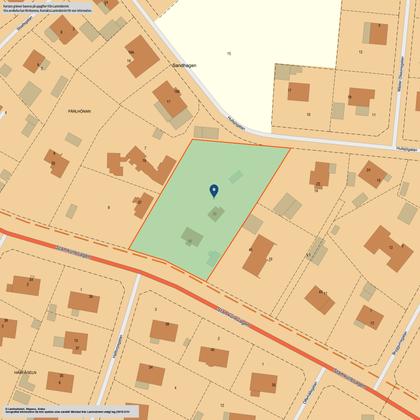 Illustrerad karta över fastigheten eller området