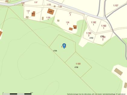 Illustrerad karta över fastigheten eller området