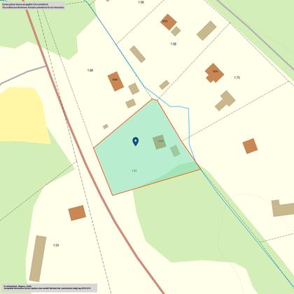 Illustrerad karta över fastigheten eller området