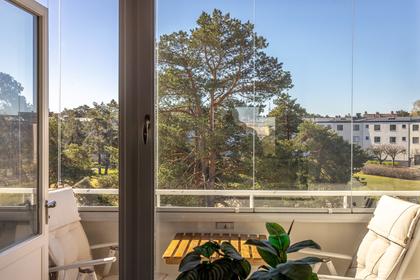 Balkong eller utsiktsbild