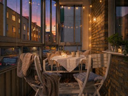 Balkong eller utsiktsbild