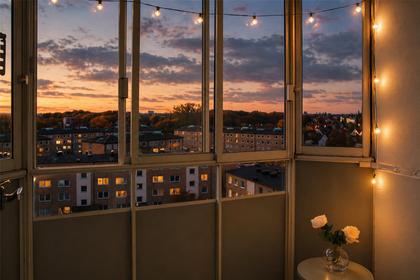 Balkong eller utsiktsbild