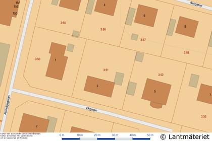 Illustrerad karta över fastigheten eller området
