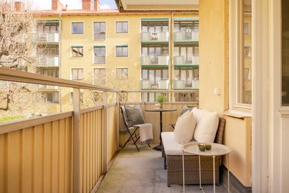 Balkong eller utsiktsbild