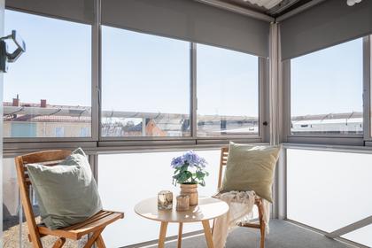 Balkong eller utsiktsbild