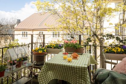 Balkong eller utsiktsbild