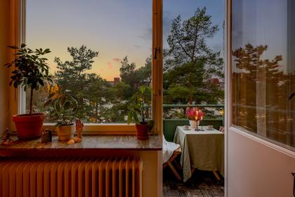 Balkong eller utsiktsbild