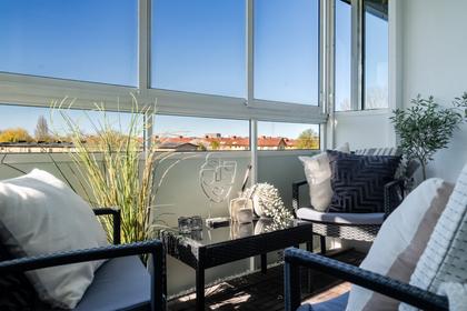 Balkong eller utsiktsbild