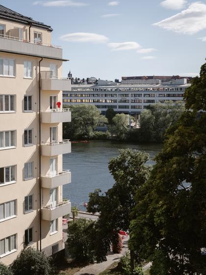 Balkong eller utsiktsbild