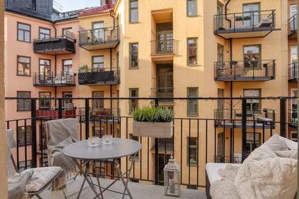 Balkong eller utsiktsbild