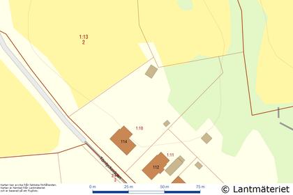 Illustrerad karta över fastigheten eller området