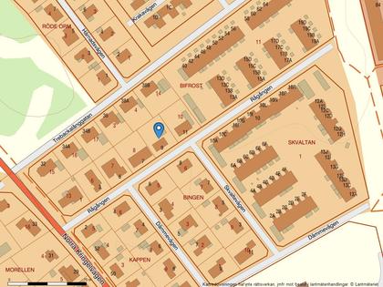 Illustrerad karta över fastigheten eller området