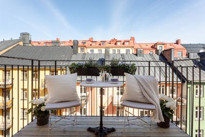 Balkong eller utsiktsbild