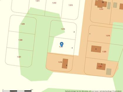 Illustrerad karta över fastigheten eller området