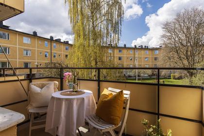 Balkong eller utsiktsbild