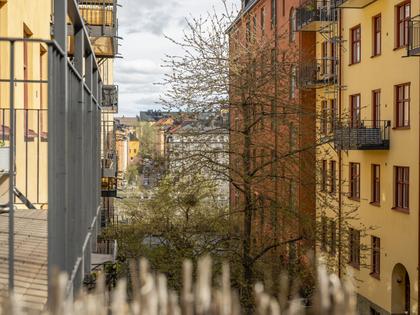 Balkong eller utsiktsbild