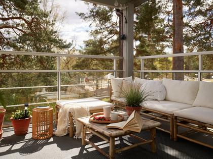 Balkong eller utsiktsbild