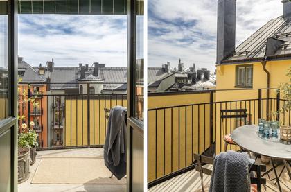 Balkong eller utsiktsbild