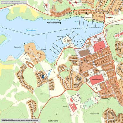 Illustrerad karta över fastigheten eller området