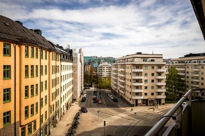 Balkong eller utsiktsbild