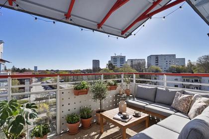 Balkong eller utsiktsbild