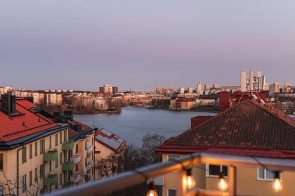 Balkong eller utsiktsbild