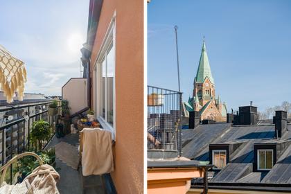 Balkong eller utsiktsbild