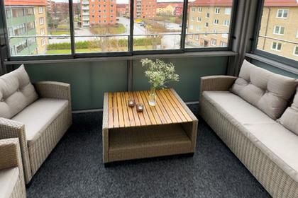 Balkong eller utsiktsbild