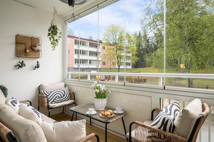 Balkong eller utsiktsbild