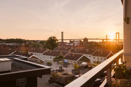 Balkong eller utsiktsbild