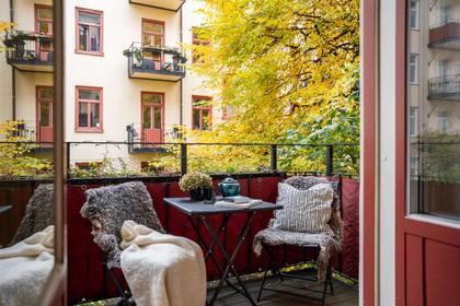 Balkong eller utsiktsbild