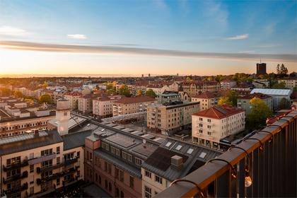 Balkong eller utsiktsbild