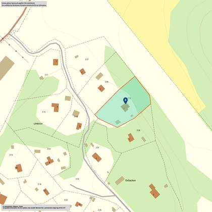 Illustrerad karta över fastigheten eller området