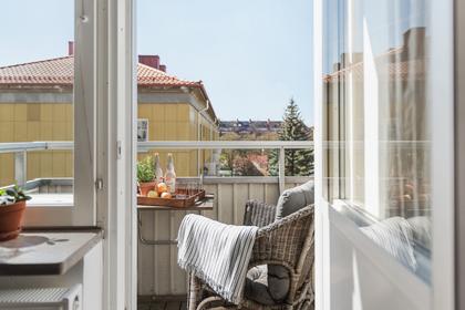 Balkong eller utsiktsbild