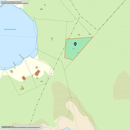 Illustrerad karta över fastigheten eller området