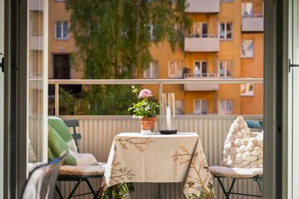 Balkong eller utsiktsbild