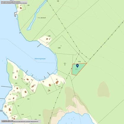 Illustrerad karta över fastigheten eller området